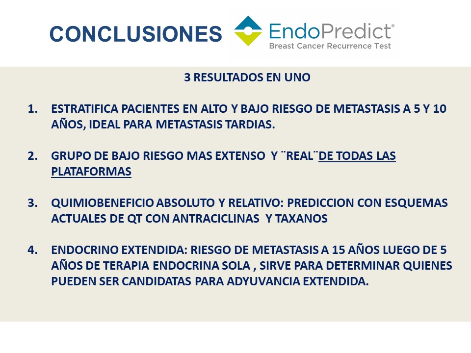 Conclusiones Simposio Endopredict